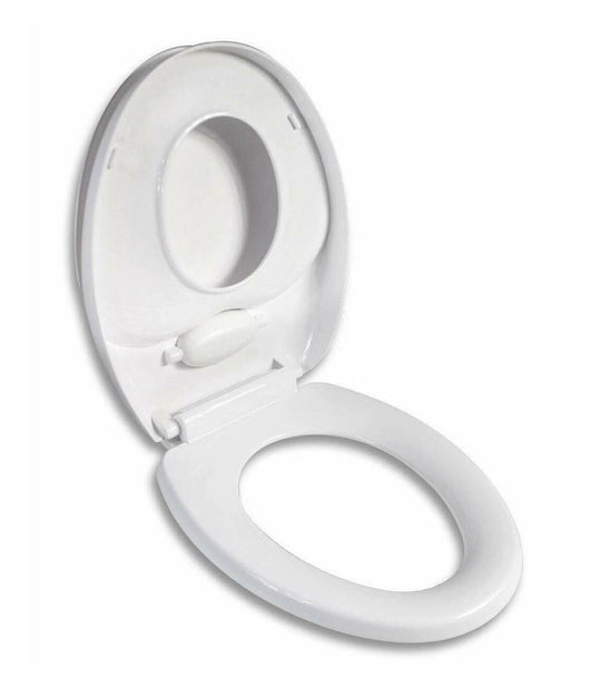 Copriwater Bianco Adattatore Riduttore Bambini Tavoletta Wc Chiusura Ammortizzata         3,5