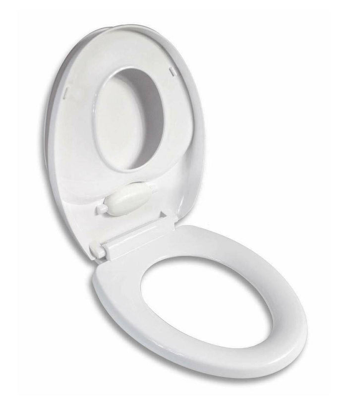 Copriwater Bianco Adattatore Riduttore Bambini Tavoletta Wc Chiusura Ammortizzata         3,5