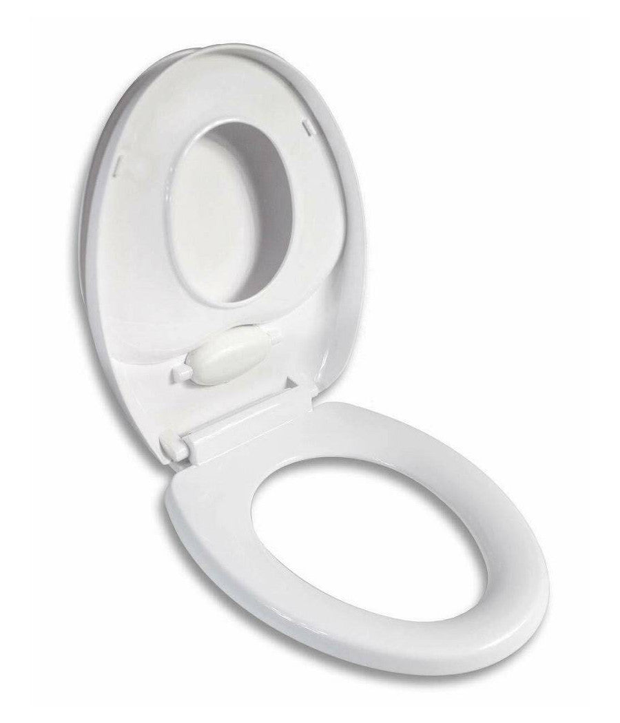 Copriwater Bianco Adattatore Riduttore Bambini Tavoletta Wc Chiusura Ammortizzata         3,5
