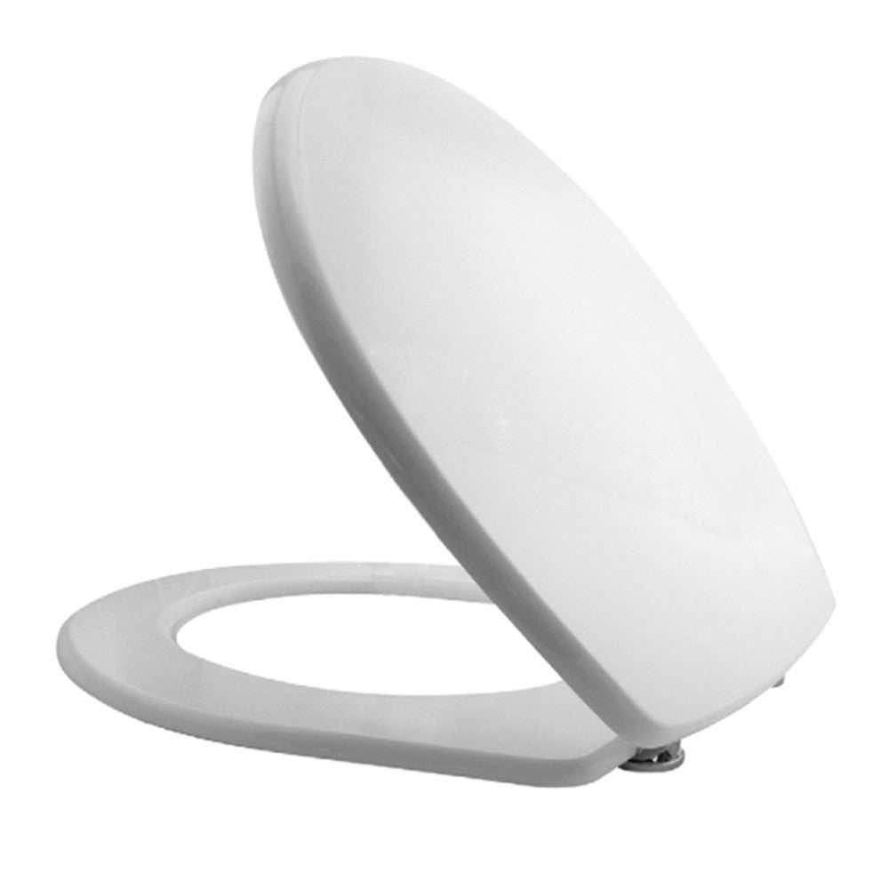 Copriwater Colibri 2 Bianco Pozzi Ginori in legno rivestito con cerniere