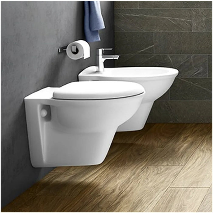 Copriwater compatibile serie Karla di Rak chiusura rallentata soft close bianco