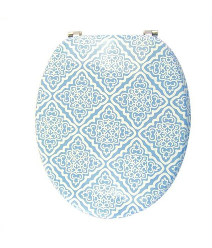 Copriwater Copri Sedile Wc Bagno Universale Cerniere Acciaio Con Maioliche 87097         