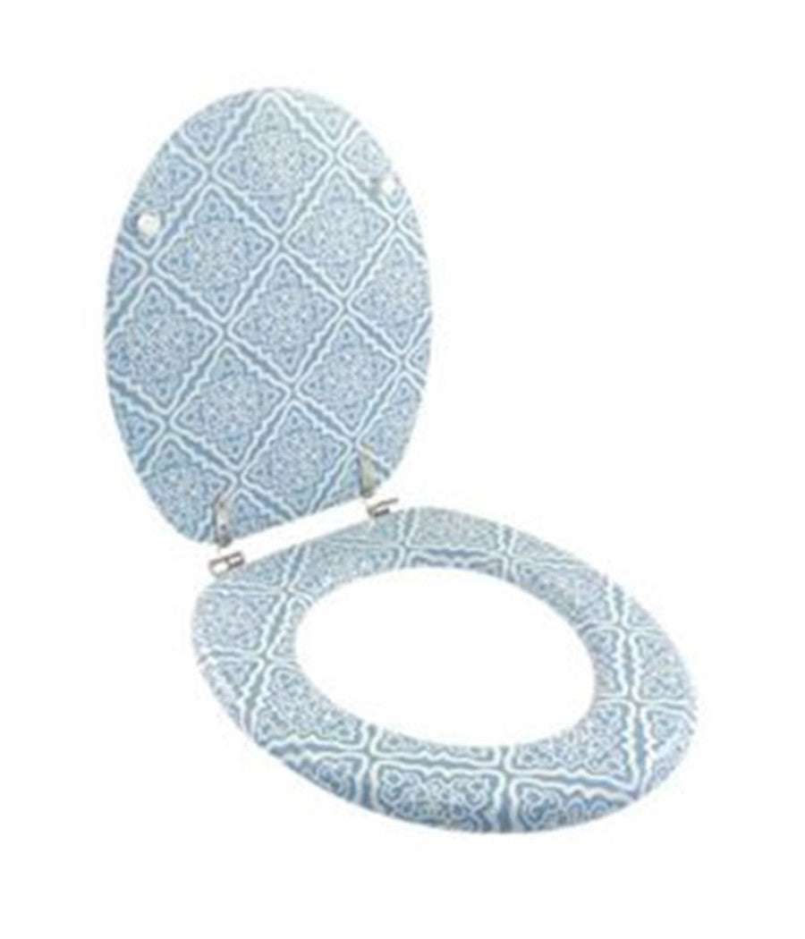 Copriwater Copri Sedile Wc Bagno Universale Cerniere Acciaio Con Maioliche 87097         