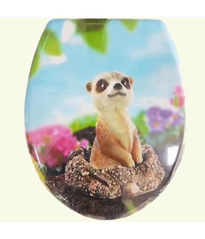 Copriwater Copri Water Sedile Wc Bagno Universal E Cerniere Acciaio Lemure Look         3,5