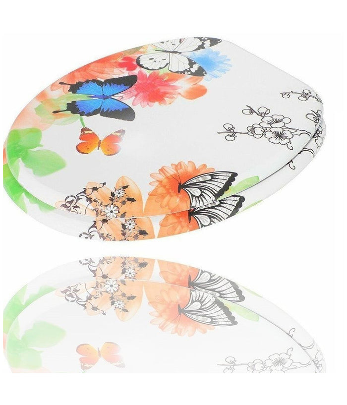 Copriwater Copri Water Sedile Wc Bagno Universale Cerniere Acciaio Farfalle         3,5