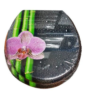 Copriwater Copri Water Sedile Wc Bagno Universale Cerniere Acciaio Fiore Bam         3,5