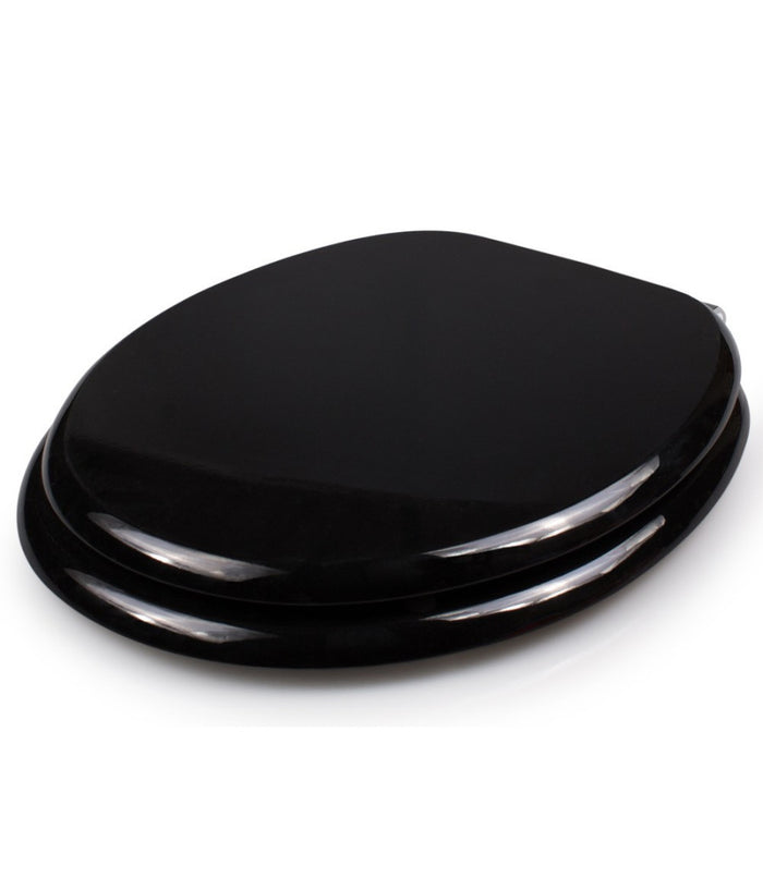 Copriwater Copri Water Sedile Wc Bagno Universale Cerniere Acciaio Nero 52970a         