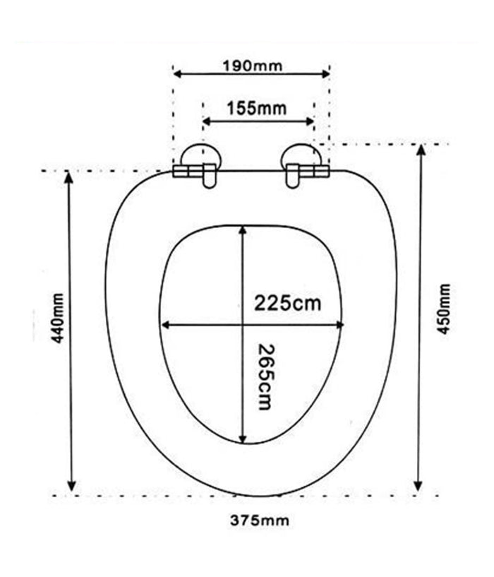 Copriwater Copri Water Sedile Wc Bagno Universale Cerniere Legno Beige         3,5