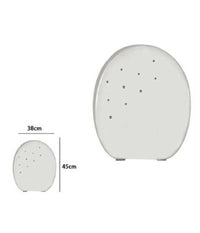 Copriwater Copri Water Sedile Wc Bagno Universale Mdf Bianco Strass 59207         3,5