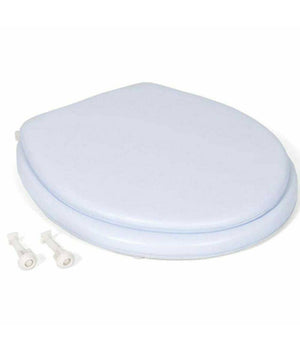 Copriwater Copri Wc In Plastica E Pvc Imbottito Standard Universale Con Perni         3,5