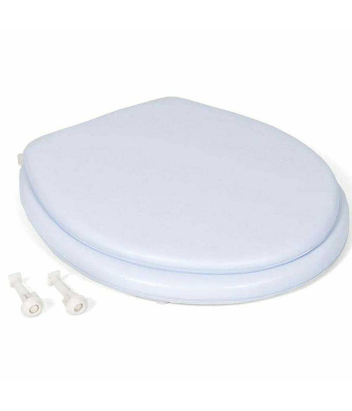 Copriwater Copri Wc In Plastica E Pvc Imbottito Standard Universale Con Perni         3,5