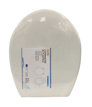 Copriwater Coprivaso Sedile Wc Water Bagno In Plastica Magnolia Bianco 87631         