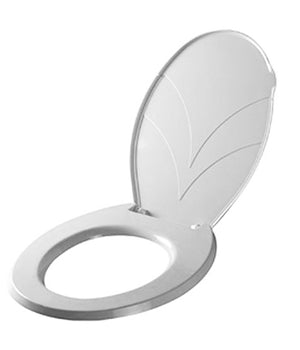 Copriwater Coprivaso Tavoletta Sedile Wc Plastica Diametro 324mm Colore Bianco         3,5