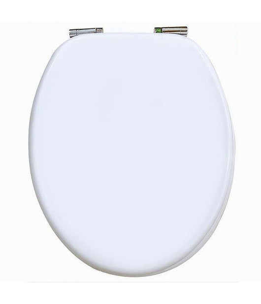 Copriwater Coprivaso Wc In Mdf Universale Bianco 45x49cm Cerniere Acciaio 69008         