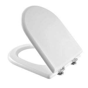 Copriwater dedicato per Serie Esedra Ideal Standard in legno bianco con cerniere