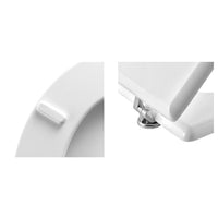 Copriwater dedicato per Serie Esedra Ideal Standard in legno bianco con cerniere
