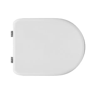 Copriwater dedicato per Serie Esedra Ideal Standard in legno bianco con cerniere