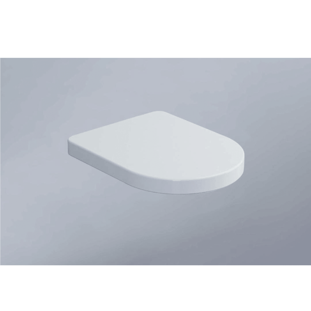 Copriwater Avvolgente Ceramica Cielo "Smile 53" Bianco Lucido