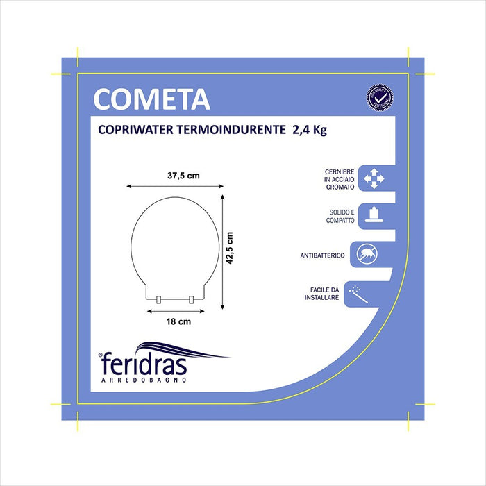 Copriwater in Termoindurente - 2,4 Kg Bianco