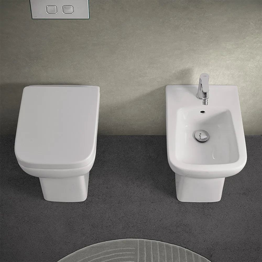 Copriwater originale per vaso filomuro Ginevra chiusura soft-close