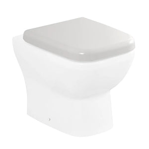 Copriwater originale serie Square in termoindurente bianco