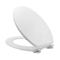 Copriwater per wc anziani in termoindurente bianco cerniere regolabili