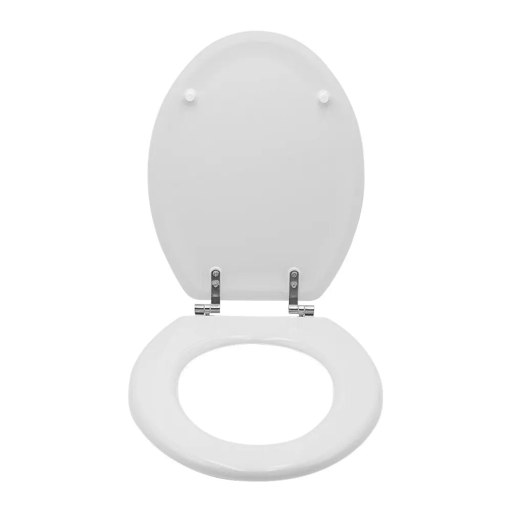 Copriwater per wc anziani in termoindurente bianco cerniere regolabili