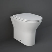 Copriwater slim serie Feeling soft-close in bianco matt con sgancio rapido