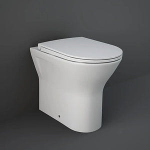 Copriwater slim serie Feeling soft-close in bianco matt con sgancio rapido