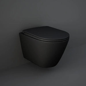 Copriwater slim softclose nero opaco originale serie Feeling