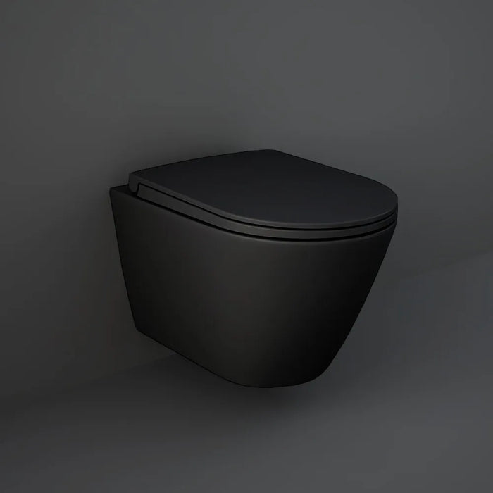 Copriwater slim softclose nero opaco originale serie Feeling