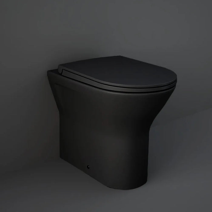 Copriwater slim softclose nero opaco originale serie Feeling