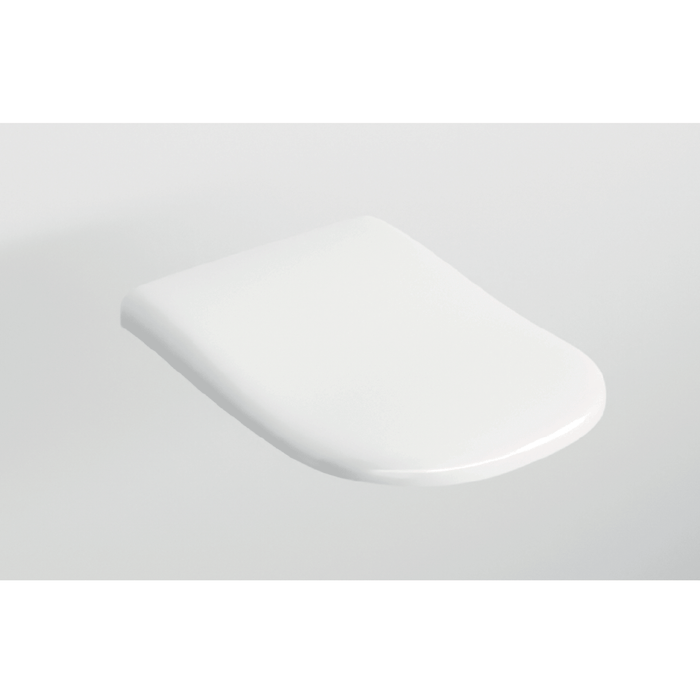 Copriwater Soft-Close Ceramica Cielo "Fluid" Bianco Lucido