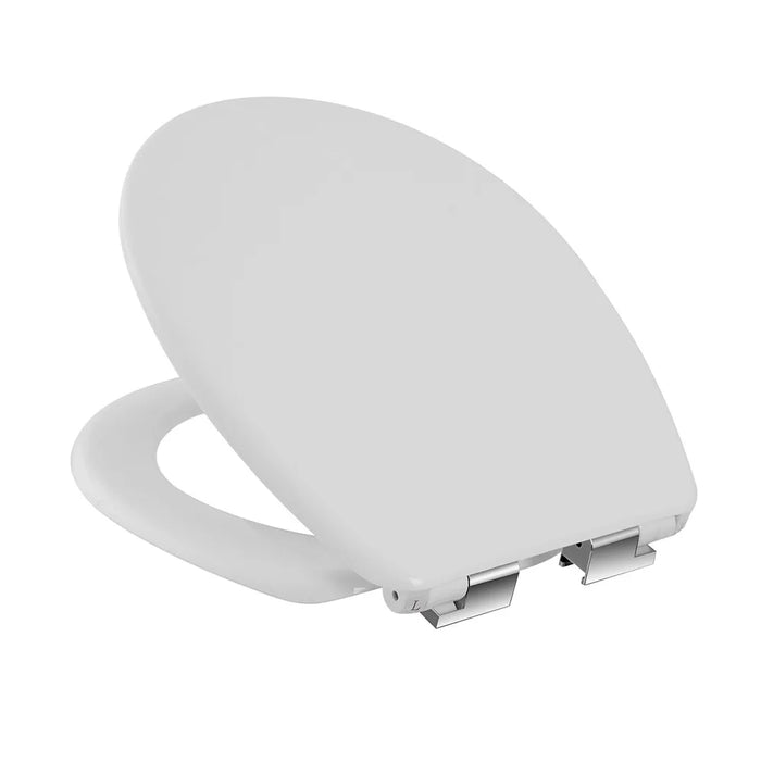 Copriwater universale bianco chiusura rallentata soft-close in plastica