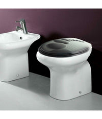 Copriwater Universale Con Stampa Pietre Zen Copri Tavoletta Wc Bagno Legno Mdf         3,5