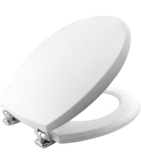 Copriwater Universale In Legno Mdf Resistente Con Chiusura Soft Wc Bagno 37x45         3,5