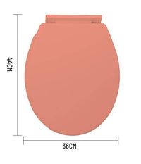 Copriwater Universale In Plastica Super Resistente 44x36cm Colore Arancione         