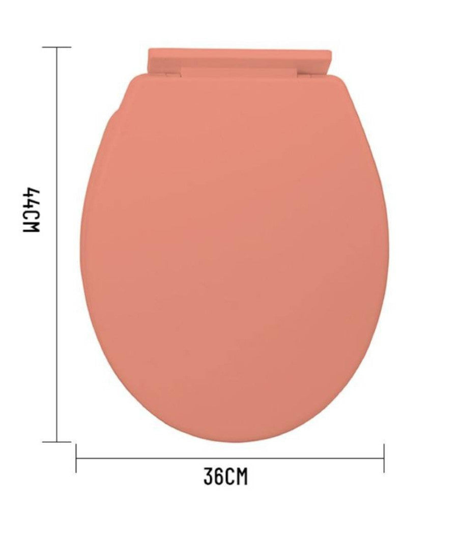 Copriwater Universale In Plastica Super Resistente 44x36cm Colore Arancione         