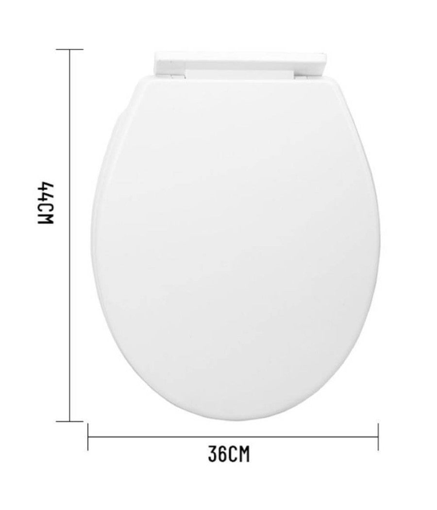 Copriwater Universale In Plastica Super Resistente 44x36cm Colore Bianco 59014         