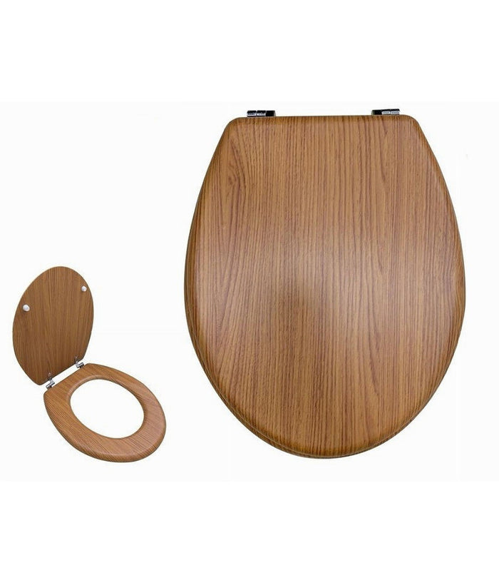 Copriwater Universale Sedile Per Bagno Copri Wc Water In Legno Mdf 18" 52987a         