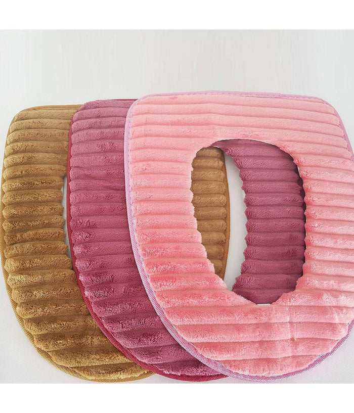 Copriwater Universale Tessuto Righe Colorato Antibatterico Tavoletta Wc Water         3,5