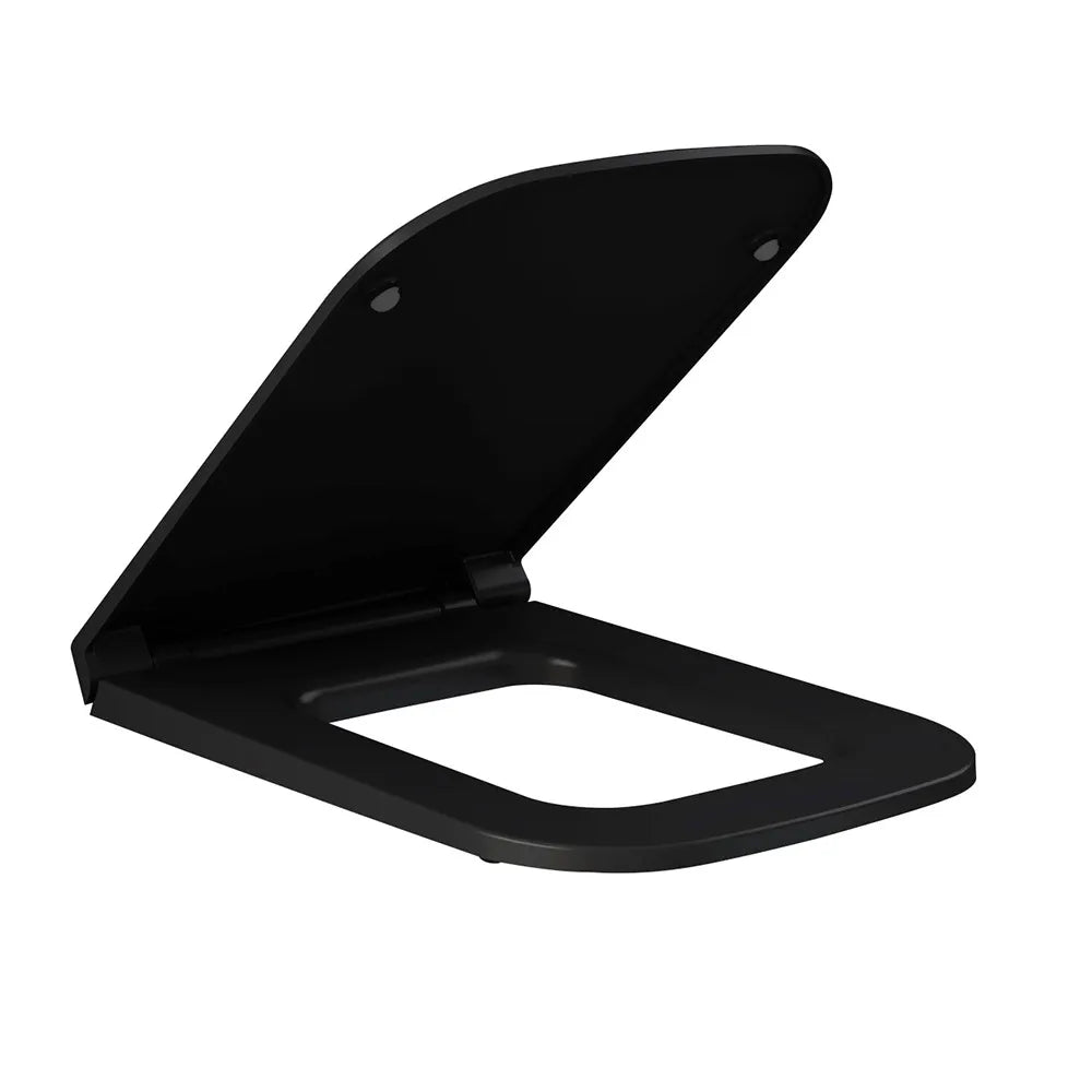 Copriwc originale nero opaco soft-close Rak serie Metropolitan