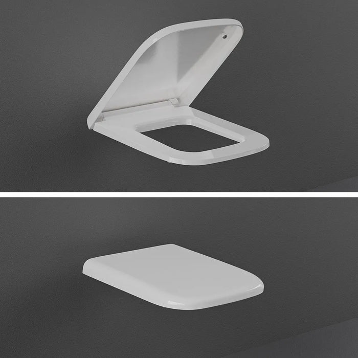 Copriwc originale per wc filomuro Rak Caroline modello avvolgente