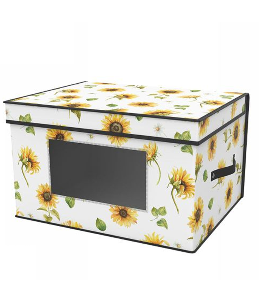 Box Scatola Salvaspazio Armadio Contenitore Porta Oggetti Organizer 40x30x20         