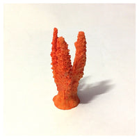 Trade Shop - Corallo Finto In Resina 7cm Orange Artificiale Per Decorazioni Acquario Addobbi -
