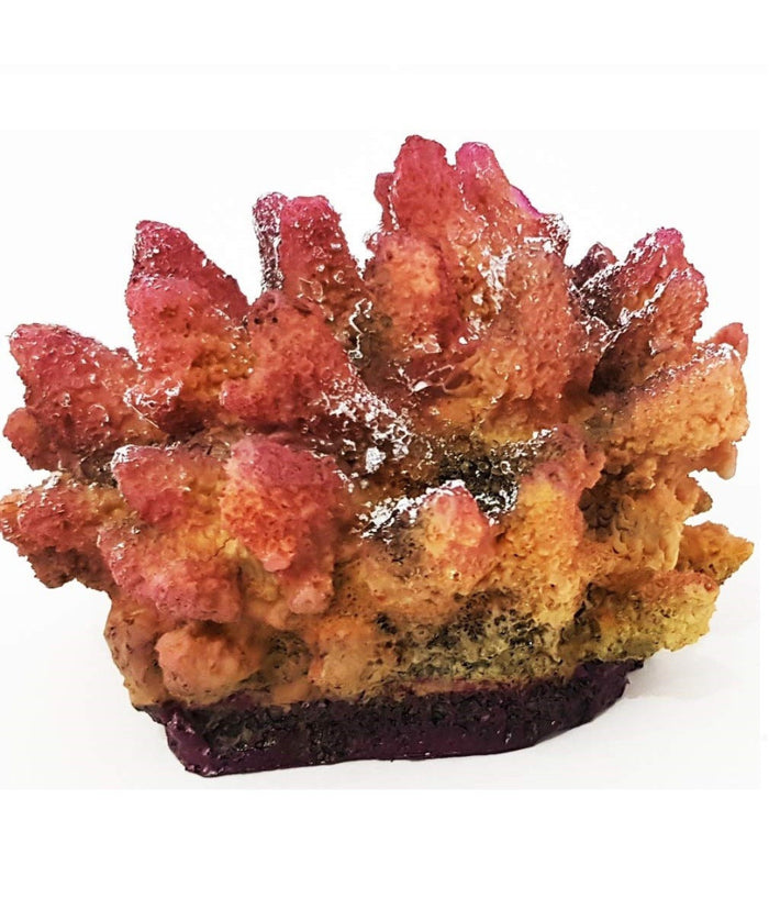 Corallo In Resina Ornamento Per Acquario 15x10.5x13 Cm Sottomarino Decorazioni         