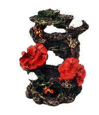 Corallo In Resina Ornamento Per Acquario Parete Rocciosa 11x8x14 Cm Decorazioni         