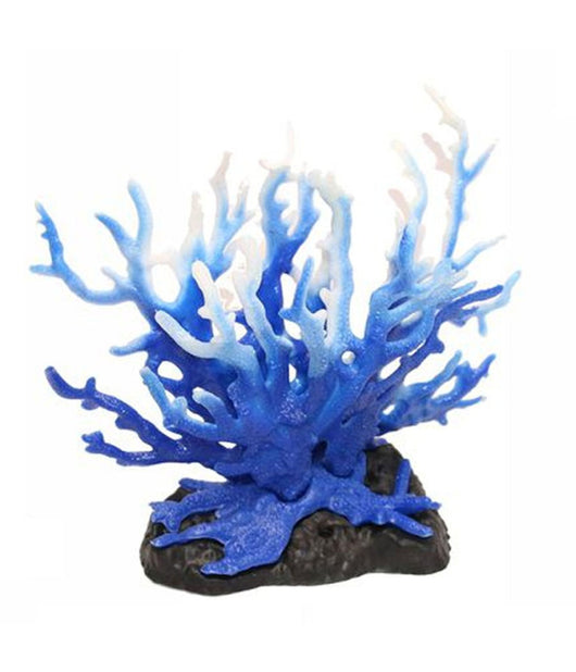 Corallo Pianta Artificiale Finta Per Decorazione Acquario Vari Colori 17x7x14 Cm         