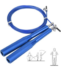 Corda Per Saltare 3 Mt Pvc Lega Di Allumino Antiscivolo Portatile Per Fitness         