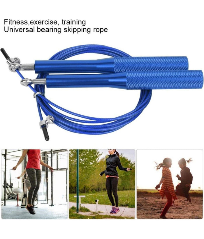 Corda Per Saltare 3 Mt Pvc Lega Di Allumino Antiscivolo Portatile Per Fitness         